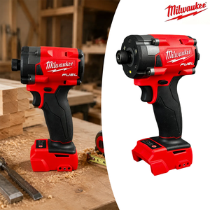 Visseuse à chocs sans fil <span class=keywords><strong>Milwaukee</strong></span> 18V <span class=keywords><strong>1</strong></span>/<span class=keywords><strong>4</strong></span> pouce à embout hexagonal, moteur sans balais, multifonction, légère et efficace - Product Image 1