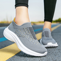 Chaussures de sport et de course décontractées unisexes transfrontalières en cuir véritable et maille, grande taille, à enfiler, pour le sport et l'extérieur