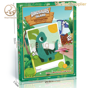 Fait à la main 3D laine <span class=keywords><strong>dinosaure</strong></span> peinture artisanat unisexe jouets éducatifs bricolage modèle pour enfants 2025 Arts et artisanat tendance - Product Image 6