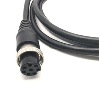 Connecteur d'aviateur étanche avec câble d'extension vidéo de vue arrière, m4 M8 M16 M12, câble de caméra DVR de vidéosurveillance d'aviation