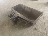 Godet hydraulique inclinable à 45 degrés, 1200 mm (48 pouces), en acier AR400 résistant à l'usure, pour le nettoyage des fossés, accessoire pour excavatrice de 5-6 tonnes