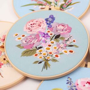 Handmade Soft Fabric Cotton Linen Cross Stitch Needlework <b>Sewing</b> Craft DIY Knitting Crocheting Kits <b>Set</b> Beginners Cartoon - Product Image 6