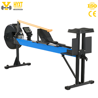 Máquina de remo de bote dragón para gimnasio, tipo Single Scull, 2300*530*800mm, 73kg, con estructura de acero robusta y sistema de agua para un entrenamiento de cuerpo completo que implica la estimulación muscular.