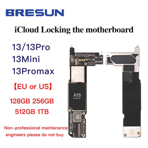 Placa Base de Repuesto para <span class=keywords><strong>iPhone</strong></span> <span class=keywords><strong>13</strong></span>, <span class=keywords><strong>13</strong></span> Mini, <span class=keywords><strong>13</strong></span> Pro, <span class=keywords><strong>13</strong></span> Pro Max, Placa Lógica de Práctica con Pantalla de Inicio Completamente Probada, Placa Base Sin Limpiar, Sin <span class=keywords><strong>iCloud</strong></span> - Product Image 1