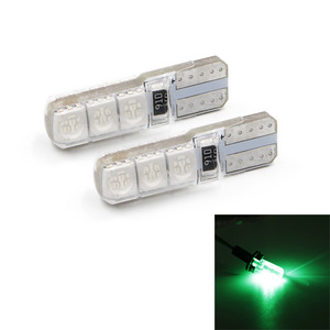 Luces LED para Automóvil, Decodificador CANBUS T10 5050 6SMD, Luces de Estacionamiento, Bombillas de Silicona W5W - Product Image 4