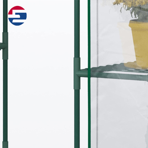 Armario Vestidor de 56 Pulgadas x <span class=keywords><strong>29</strong></span> Pulgadas x 77 Pulgadas, con Estantes de 3 Niveles, Puerta Enrollable y <span class=keywords><strong>Cubierta</strong></span> de PE - Product Image 6