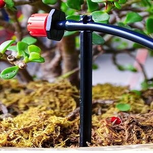 Tête d'irrigation goutte à goutte rouge à huit trous, débit réglable, pour l'arrosage des plantes de jardin, ensemble d'accessoires pour système d'arrosage, 90-150 pièces - Product Image 5