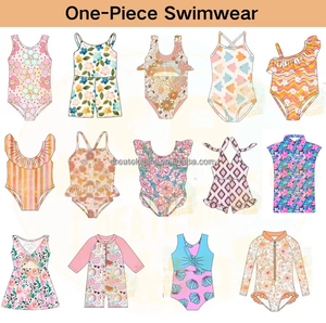 OEM bambine costumi da bagno manica lunga un pezzo per bambino costume da bagno per bambini costume da bagno - Product Image 5