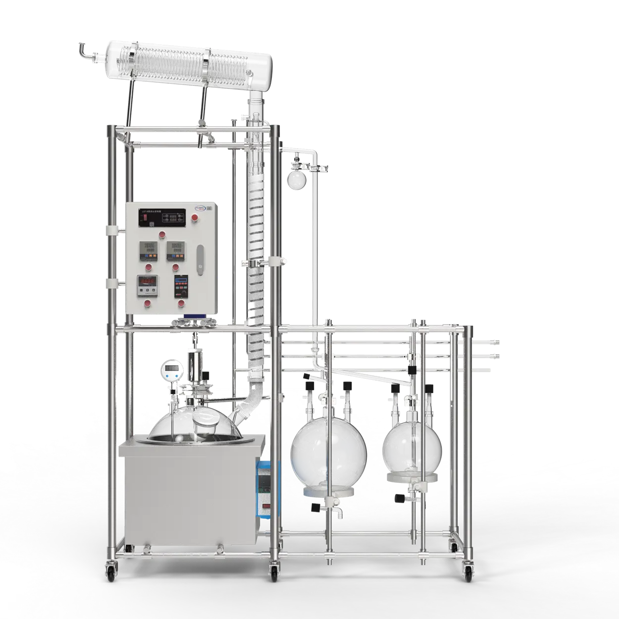 Wert 10L Fractional Destillation Unit Destillation Equipment Preis Glas rektifi kation
