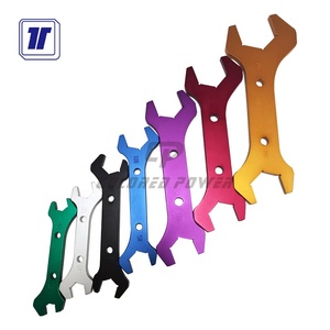Kit di Alta Prestazione in Alluminio Anodizzato, Set di 7 Pezzi con Terminali per Tubi a Doppia Estremità e Chiavi a Bussola OEM AN3-AN20 <span class=keywords><strong>Imperial</strong></span> - Product Image 2