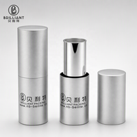 Tube de rouge à lèvres vide de 12,7 mm format voyage, conteneur cosmétique portable rechargeable pour échantillons, tube DIY pour baume à lèvres en aluminium/plastique