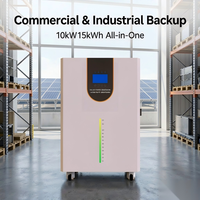 Générateur Solaire Tout-en-un Complet 10kW avec Batterie LiFePO4 15kWh, Onduleur Hybride à Onde Sinusoïdale Pure 230V, MOQ 1, Prêt à Expédier