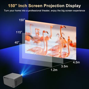 Meilleures ventes, projecteur intelligent P20, Full HD 1080P, 500 lumens ANSI, Android 13, mise au point automatique, 8 Go, 4K LCD, vidéo, double <span class=keywords><strong>WiFi</strong></span>, projecteur domestique - Product Image 5