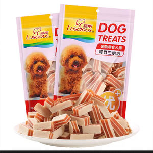 OEM ODM fabbrica personalizzato pollo merluzzo Sandwich dadi tratta delizioso cibo per animali domestici per cane gatto Snack fornitore a prezzo di fabbrica - Product Image 1