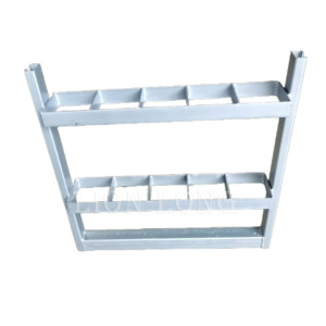 Hợp Kim Nhôm Pháo Hoa Hiển Thị Giá 3 <span class=keywords><strong>Inch</strong></span> 5 Bắn Khe Cắm Khung Sợi Thủy Tinh Ống Pháo Hoa Vỏ Kệ - Product Image 5