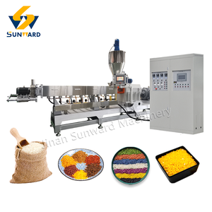 Twin Screw Extruder CE Standard Automatic Big Capacity 200 Kg/h Nutrition Artificial Rice Making <b>Machine</b> - Product Image 4