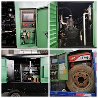 Compresseur d'air portatif de vis de moteur diesel de KAISHAN de compresseur d'air de KSZJ-31/25 410KW 25Bar pour la plate-forme de forage facile à utiliser