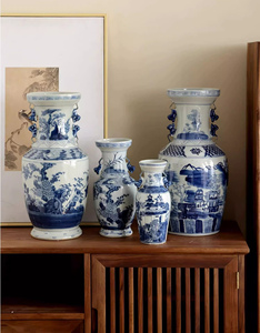 <span class=keywords><strong>Vase</strong></span> en céramique antique chinois de la <span class=keywords><strong>dynastie</strong></span> <span class=keywords><strong>Ming</strong></span> à double anse, paysage, <span class=keywords><strong>vase</strong></span> de salon chinois, <span class=keywords><strong>vase</strong></span> décoratif peint à la main - Product Image 3