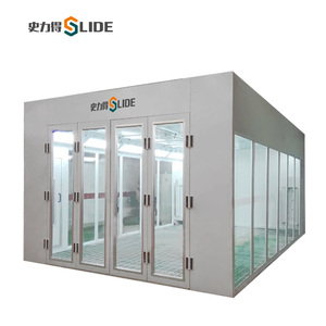 Cabine de peinture miniature pour loisirs créatifs avec éclairage LED - Station de peinture aérographe compacte de bureau avec ventilateur filtrant - Product Image 3