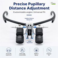 Loupes médicales, dentaires et chirurgicales, grossissement 5x, lampe frontale LED 5W, certifiées CE, classe II, instrument à usage professionnel