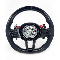 Volant en cuir et fibre de carbone LED, vente directe d'usine, pour BMW G22 G23 G26 G30 G32 G82 G02 G14 G15 F90 F95 F96 F97 F98