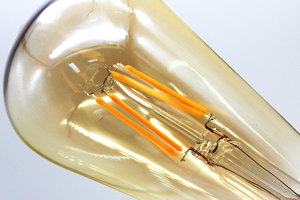 Trang trí nội thất E27 hổ phách rõ ràng Glass Shell 2W 4W 6W 8W <span class=keywords><strong>Filament</strong></span> <span class=keywords><strong>ST64</strong></span> <span class=keywords><strong>LED</strong></span> <span class=keywords><strong>BULB</strong></span> - Product Image 2