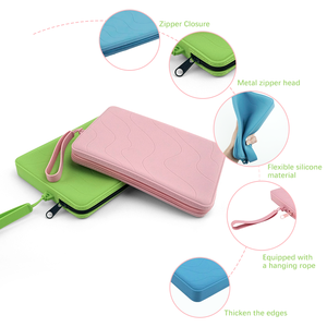 Nuevo Bolso de Mano de Silicona para Mujer, Gran Capacidad, Estilo Minimalista, con Cierre de Cremallera, para Uso en Exteriores - Product Image 4