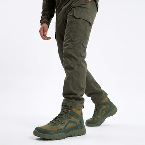 SF43 711 AK Outdoor Waterproof <b>Hiking</b> <b>Boots</b> Men Suede All Season Tactical <b>Boot</b> Camouflage Green - Product Image 6