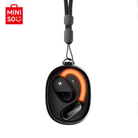 Miniso M99 Headset Olahraga Nirkabel Bt5.4 Desain Terpasang di Telinga Panggilan Ditingkatkan Hd Ringan Tanpa Peredam Kebisingan Tws Earphone Headphone