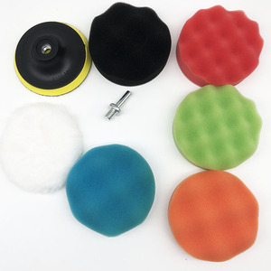 3 inch 75 mm 8 miếng bọt biển pad Bộ dụng cụ cho xe chăm sóc sắc đẹp đánh bóng tẩy lông với M10 M14 M16 khoan đánh bóng Pad - Product Image 5