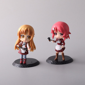 Figurines de dessins animés, jouets, <span class=keywords><strong>Kirigaya</strong></span> <span class=keywords><strong>Kazuto</strong></span>, Yuuki Asuna, ensemble de figurines, Sword Art Online, figurines d'action d'anime - Product Image 5
