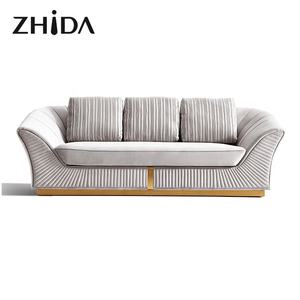 Muebles modernos para el hogar, diseño de estilo europeo, ligeros, de lujo, para sala de estar, 1, 2 y 3 asientos, conjunto de sofás con diseños - Product Image 4