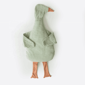 Bio-Baumwolle Ente Sicherheits decke Super Soft Musselin Baby Lovey Tröster Geschlecht Neutral Baby Shower Geschenk - Product Image 3