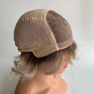 <span class=keywords><strong>Parrucche</strong></span> Bob <span class=keywords><strong>Bionde</strong></span> Ricci con Chiusura 6*6 7*7 8*8 in Capelli Umani Vietnamiti, con Top in Seta e Frontale in Pizzo, Senza Colla - Product Image 6