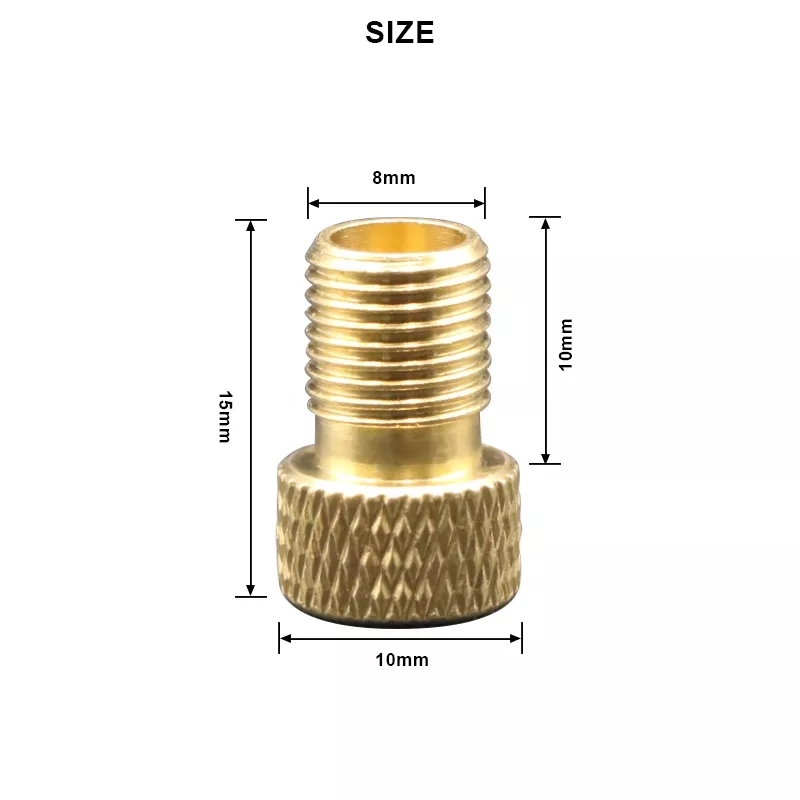 Adaptateur De Valve De Pneu – Convertisseur Presta En Format Standard, Léger Et Coloré