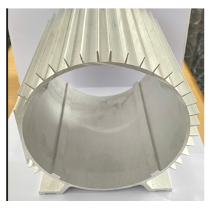 Accesorios de puerta Ánodo blanco esmerilado Material DE LA A6063-T5 OEM/ODM Carcasa del motor de Vietnam - Product Image 2