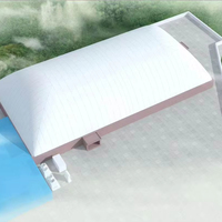 Structure à membrane gonflable soutenue par l'air, dôme sportif, gymnase à membrane gonflable en PVDF pour terrain de basket-ball et de football
