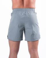 Shorts de course gris ardoise pour hommes, séchage rapide, légers, taille élastique, respirants, pour la gym et l'entraînement estival