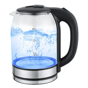 Most Popular Electric Kettle 1.8L1800W Glass Body Design Electric Water Kettle Glass for Home Appliance