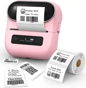 Factory Wholesale Phomemo adhesive label printer sticker print Thermal Label Printer for barcode, jars, price, clothes labels