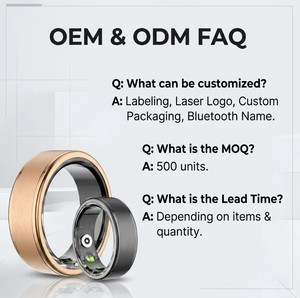 Anillo de Calibración Avanzado R03 para un Estilo de Vida Saludable, Transmisión Precisa de Datos Biológicos, Rendimiento Personalizado para Mujeres - Product Image 4
