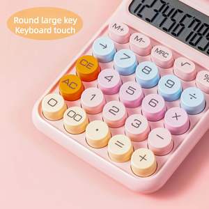 Calculadora de Escritorio Kawaii X1031-2 Mini de 12 Dígitos, de Plástico, para Oficina y Escuela, Venta al por Mayor, con Batería Universal - Product Image 4