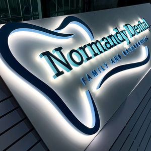 Enseigne LED personnalisée avec logo 3D pour l'extérieur enseigne LED de lettre ouverte pour l'extérieur enseigne LED de lettre de canal pour le logo de l'entreprise signalisation métallique - Product Image 2