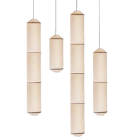 Lampe suspendue LED créative de style japonais BIFANG, lampe suspendue en papier de riz pour salon, salle à manger, chambre à coucher, éclairage décoratif pour hôtel