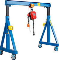 Grue portique mobile en acier de 10 tonnes pour entrepôt, avec palan électrique, haute efficacité, composants de transmission légers, 25m