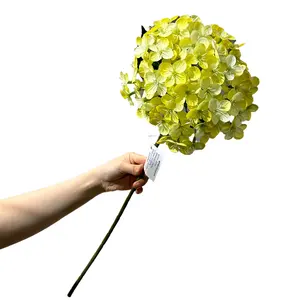 Neue künstliche weiche Berührung einzelne künstliche Hortensienblumen künstliche Blume Hortensien für zuhause hochzeit Dekoration Heimdekoration