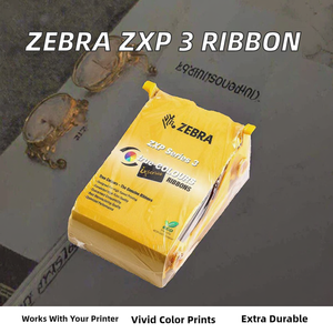 Ruban d'imprimante couleur <span class=keywords><strong>Zebra</strong></span> <span class=keywords><strong>ZXP</strong></span> Series <span class=keywords><strong>3</strong></span> YMCKO en résine pour sublimation, consommables d'impression 800033-340, garantie 1 an - Product Image 2