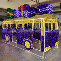 Autobús Luminoso Decorativo LED para Exteriores, Motivo 3D, para Festivales, Venta al Por Mayor