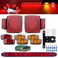 Feux arrière personnalisés 12v Led Combinaison feux de remorque Kit de feux arrière de remorquage
