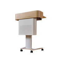 Nouveaux produits : Bureau d'ordinateur moderne en métal à hauteur réglable pneumatiquement, pupitre scolaire en métal à levage pneumatique